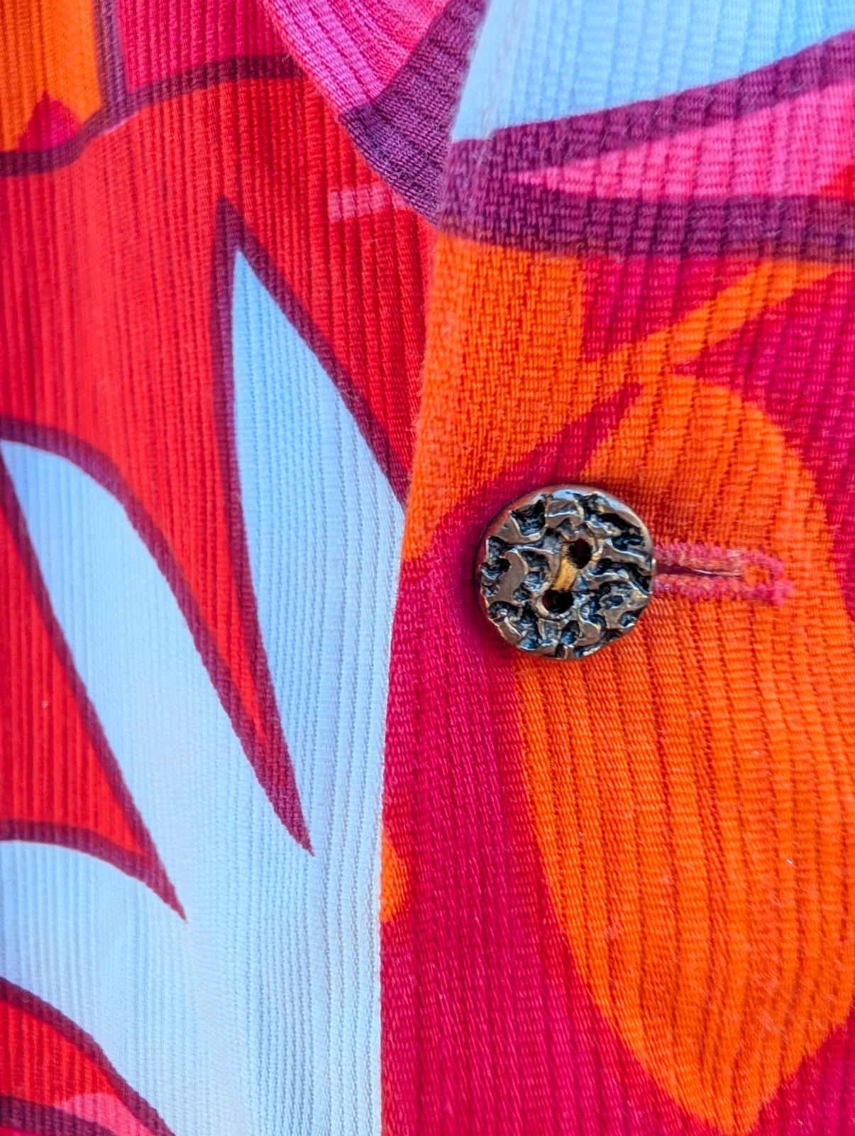 True Vintage 60's Kamehameha Hawaii Hawaiian Shirt Men's M Pink Orange Floral Made in Hawaii - Image 13