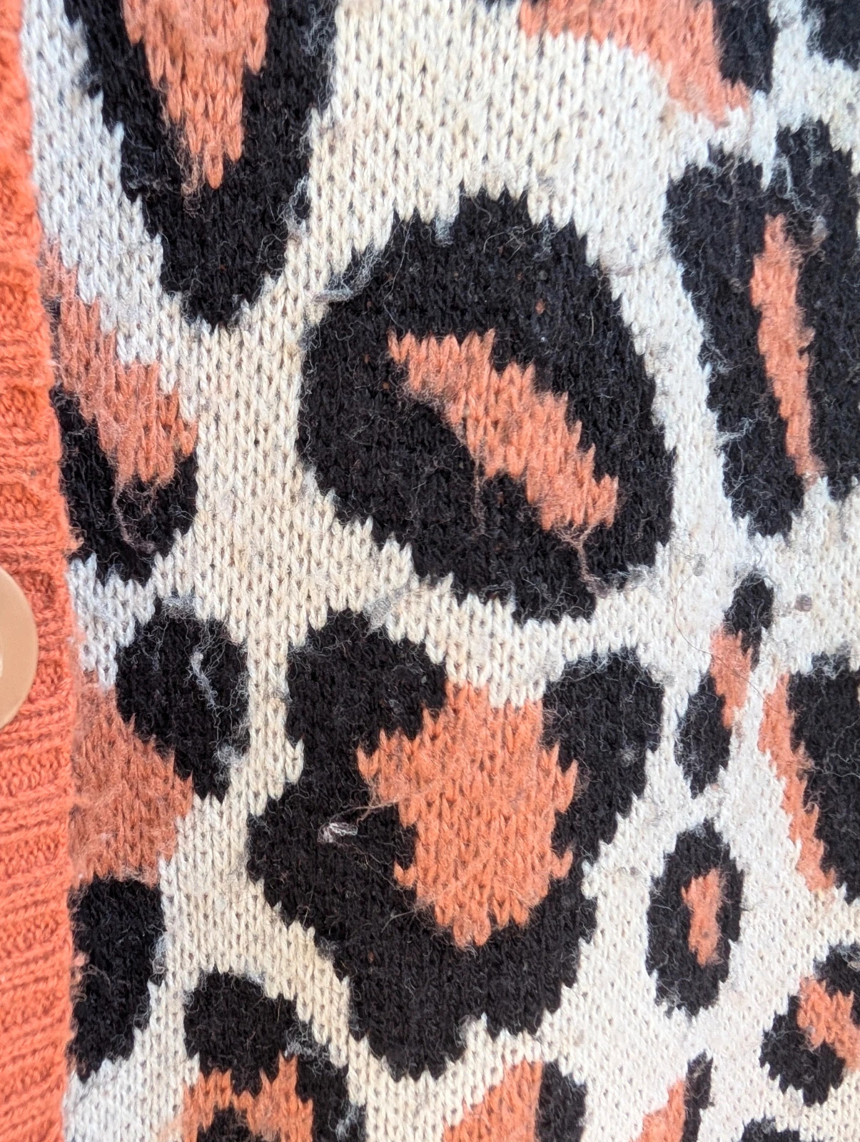Kaleidoscope Leopard Print Longline Cardigan UK 22/24 Oversized Animal Print Knit - Image 9