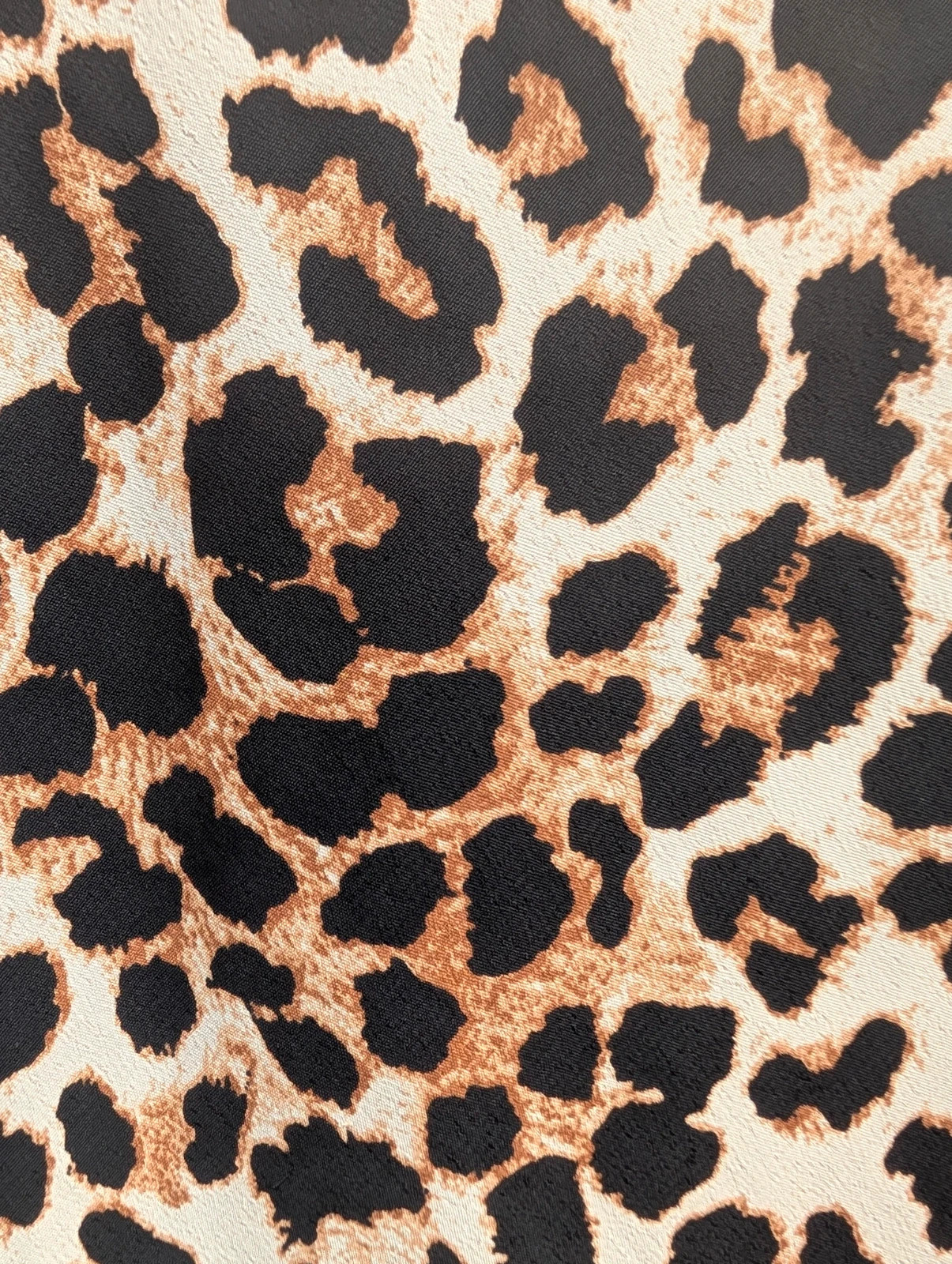 Primark Leopard Print Satin Feel Midi Skirt UK 20 Animal Print Slip Skirt - Image 6