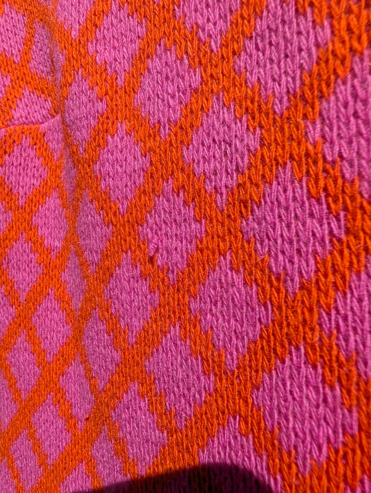 Coronet 1960s Orange Pink Wool Mod Shift Dress Made in Germany UK 8–10 - Image 5